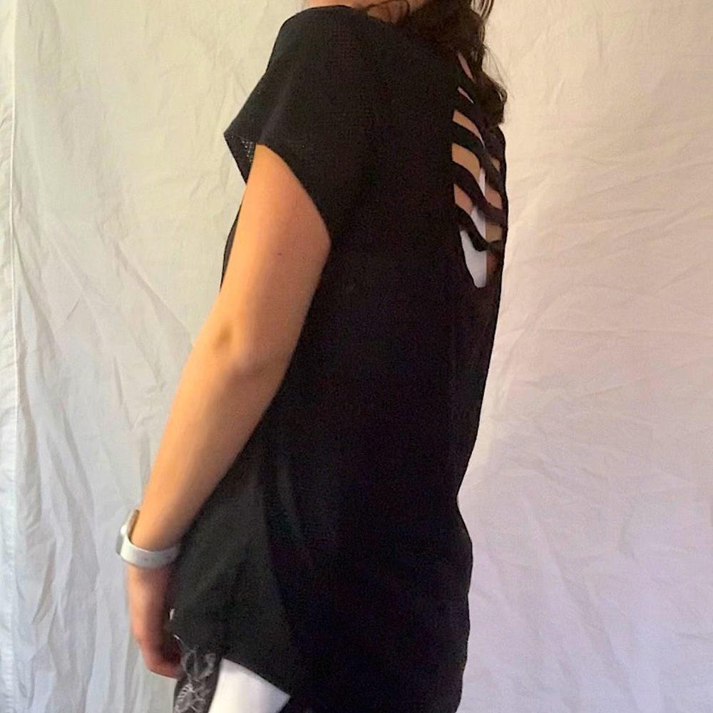 Mesh workout top